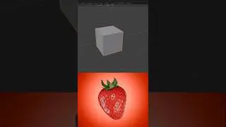 Blender: 3D Strawberry in 40 Seconds