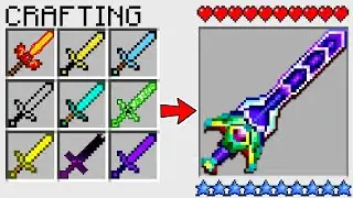 HOW TO CRAFT a ZENITH MULTI SWORD in Minecraft? SECRET RECIPE *O_o*