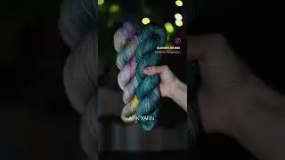 Atik yarn - handdyed Witcher inspired sparkly merino #diycraft #knitting #pleten&iacute; #h&aacute;čkov&aacute;n&iacute;
