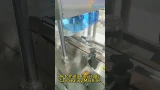 High-Speed PET Can Sealing Machine - Automatic Servo Seamer for Soda & Beer Cans #shorts #cansealer