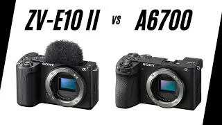 Sony A6700 vs. ZV-e10 II qual a melhor?