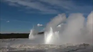 Fountain Geyser-Morning&rsquo;s Thief Geyser dual eruptions (2015) (HD)