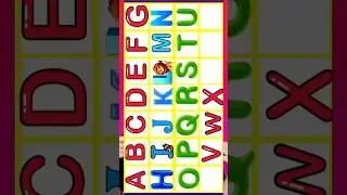 ABCD Alphabet Song | A to Z Letters with Music for Kids #kidslearning #mastilearnkids #shortfeed