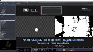 Kinect Azure DK : Floor Tracking - Human Detection