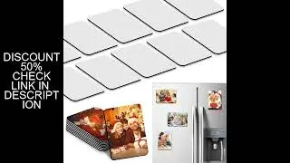 50pcs/Lot Sublimation Magnet Blanks Sublimation Blank Fridge Magnets Personalized for DIY Kitchen Of