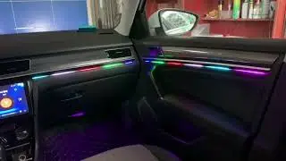 Universal Symphony Car LED Ambient Light 64 RGB Color Car Interior Acr