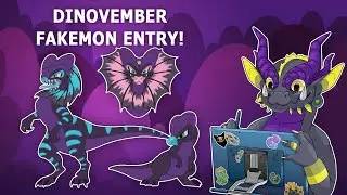 Dinovember Fakémon: Aegrescare & Mythridil (Timelapse Video)