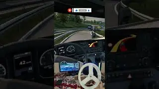 High Speed Truck Taking Long Turn In ETS2 #shorts #ets2
