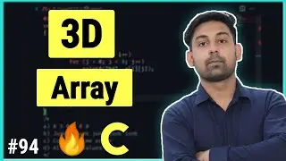 3D - Array In C Language | Explain In Hindi By Nirbhay Kaushik