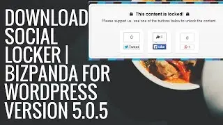 Download Social Locker for Wordpress v5.0.8 (Working)