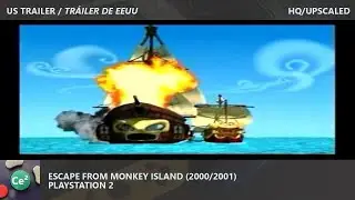 Escape from Monkey Island | PS2 | 2000/2001 | Video Game US Trailer | HQ/Upscaled
