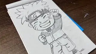How to draw chibi Naruto step by step | cute anime drawing 