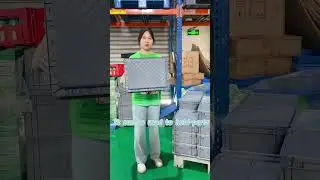 Plastic turnover box. #plastic #factory #box #parts #metal
