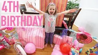 🎂Harper's 4th BIRTHDAY SPECIAL MORNING OPENING PRESENTS!🎈