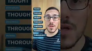 Como pronunciar Tough, Though, Taught, Thought, Through, Thorough, Throughout em ingl&ecirc;s