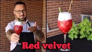 Como fazer o drink red velvet