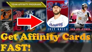 How to get Team Affinity Cards FAST! in MLB The Show 20