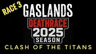 Deathrace 2025 season Race 2. Twin War Rigs COLLIDE! | Gaslands battle report Carnage Unleashed.