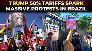 Massive protests rock Brazil after Trump slaps 50% tariffs; Protesters flood streets,&nbsp;slam&nbsp;trade&nbsp;war