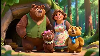 Bear Family Sharing Story | Moral Story for Kids | Forest Feast Adventure&rdquo;