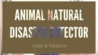 Animal natural disaster detector
