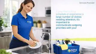 🧽 Can my cleaner do the washing up?