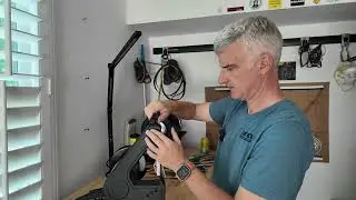 Practicing on the low speed Bucktool 1x30.