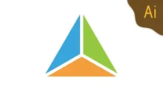 Simple colorful triangle (Illustrator Tutorial) — abcinformatic