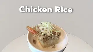 Food Anatomy Hainanese Chicken Rice Cake
