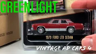 Greenlight Unboxing Vintage Ad Cars Series 4