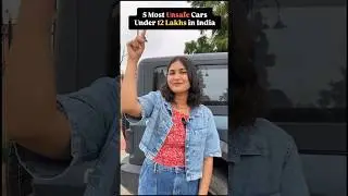 Top 5 Unsafe Cars Under 12 Lakhs in India in 2024 ❌❌❌👇
