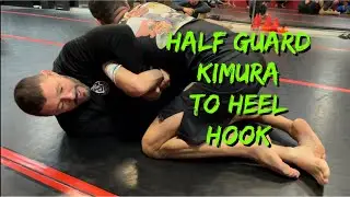Half Guard to Heel Hook Exposure