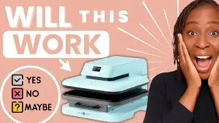 Sublimating My First Mouse Pad with the HTVRONT Auto Heat Press