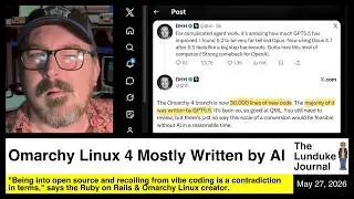 Omarchy Linux 4 Mostly Written by AI