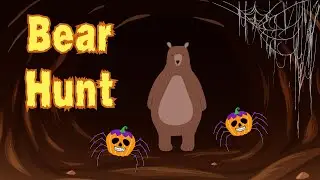 We're Going on a SPOOKY Bear Hunt | Bear Hunt | Nursery Rhymes | Educational Videos for Children
