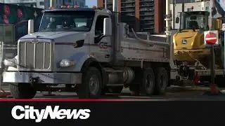 Downtown Edmonton businesses frustrated over multiple construction projects