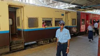 Burma State Railway. Rangoon - Bagan Train