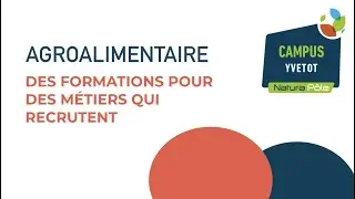 Formation Agroalimentaire - Hall de technologie