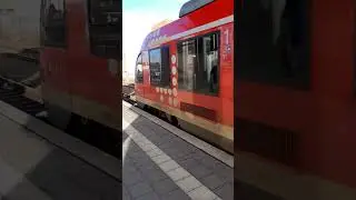 🚆 Triebwagen Lint DB 648 950-3 f&auml;hrt los am Bhf Citti-Park als RB 73 in Richtung Flensburg
