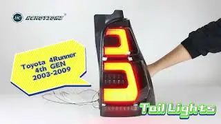 HCmotion LED Tail Lights For Toyota 4Runner 4th GEN 2003-2009 With Animation & Sequential indicator