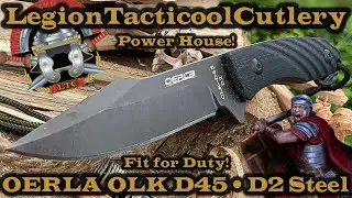 Oerla OLK-D45 Harpoon knife in D2 #edc #tacticalknife #knife #survivalknife #hiking #huntingknife