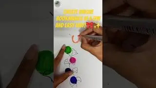 Create unique bookmarks in a fun and easy way!🎀✨Perfect for readers and DIY love. #DIYBookmarks #art