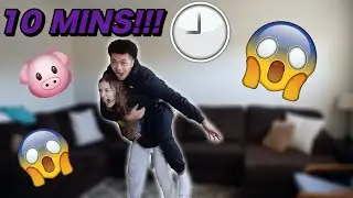 COUPLES 10 MINUTE PIGGY BACK CHALLENGE | *CRAZY FORFEIT*
