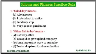 Idioms and phrases for competitive exams | Most repeated Idioms and Phrases | Imp Idioms and Phrases