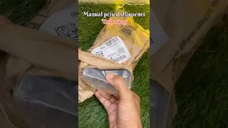 Chrome Metal body pencil sharpener Unboxing. #unboxing #artist #viral #explore #india #yt #ytshorts