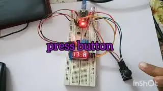 Arduino adjustable temperature controller with seven segment display