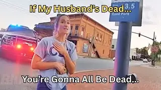 Entitled Karen Gets VIOLENT with the POLICE - Then This Happened