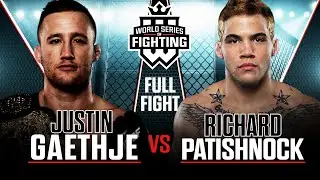 Justin Gaethje vs Richard Patishnock (Lightweight Title Bout) | WSOF 8