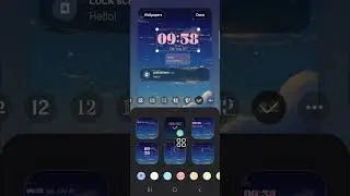 How to Change Clock Color in Samsung Galaxy Phone Lock Screen | Personalize Your Lock Screen