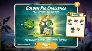Golden Pig Challenge with Leo - 60 gems used - Angry Birds 2